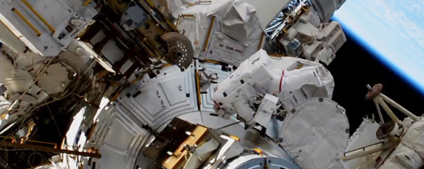 ISS spacewalk for #ICYMI jan 24, 2020
