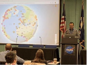 Vidal Salazar of ESPO addresses the EPIC meeting audience on 4 December 2019