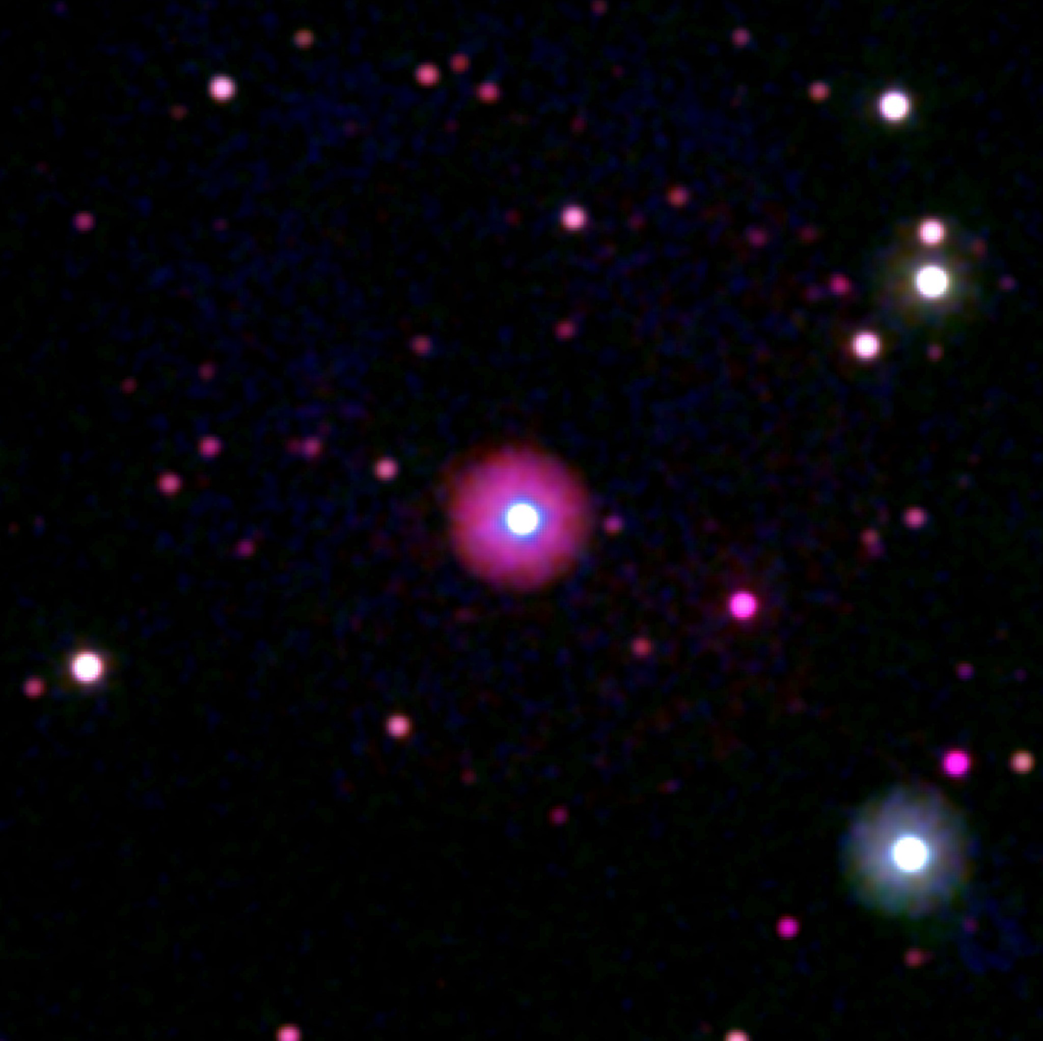 UV/optical image of HD 189733 from NASA's Swift