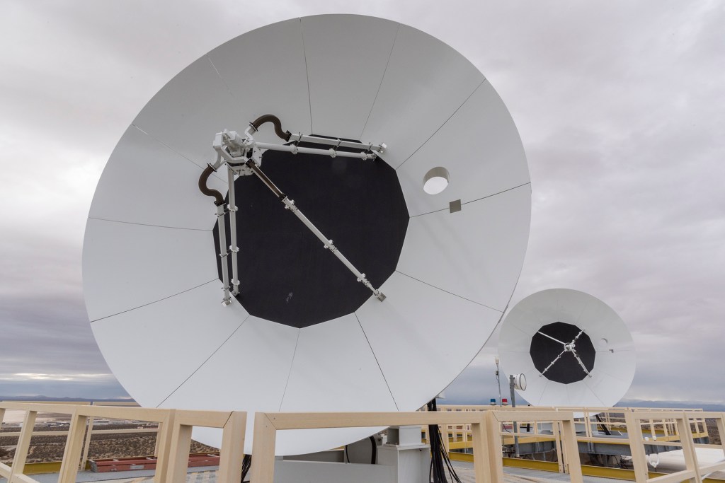 The DATR at AFRC uses radars for tracking aircraft and spacecraft.