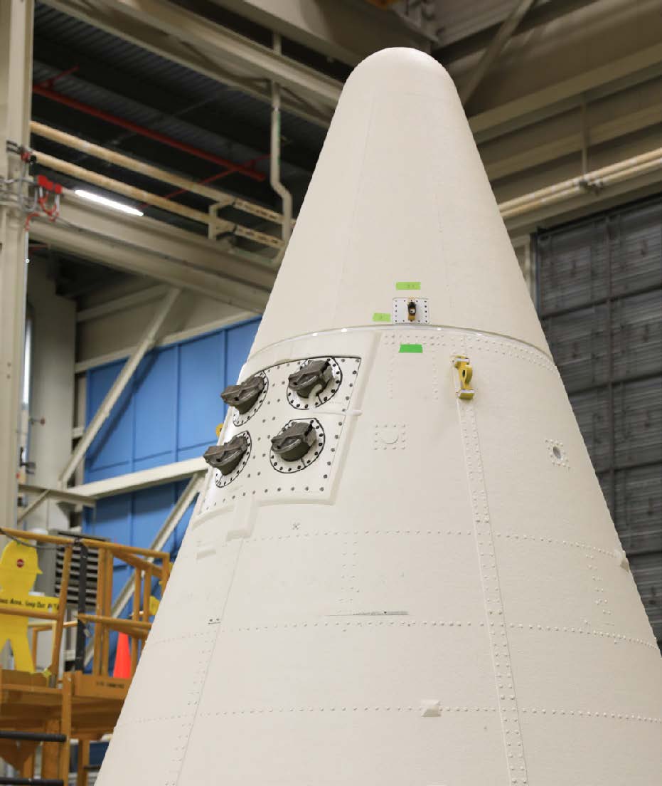 Booster forward skirt for Artemis I