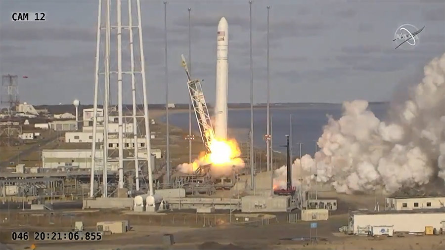 Northrop Grumman's Cygnus resupply spacecraft launches on time