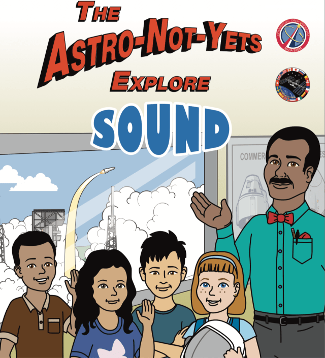 Cover of The Astro-Not-Yets Explore Sound storybook