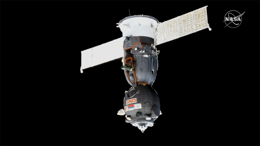 The Soyuz MS-13 spacecraft