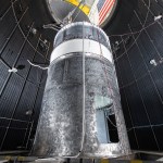 The SHIIVER tank sits inside the In-Space Propulsion Facility’s vacuum chamber at NASA’s Plum Brook Station.