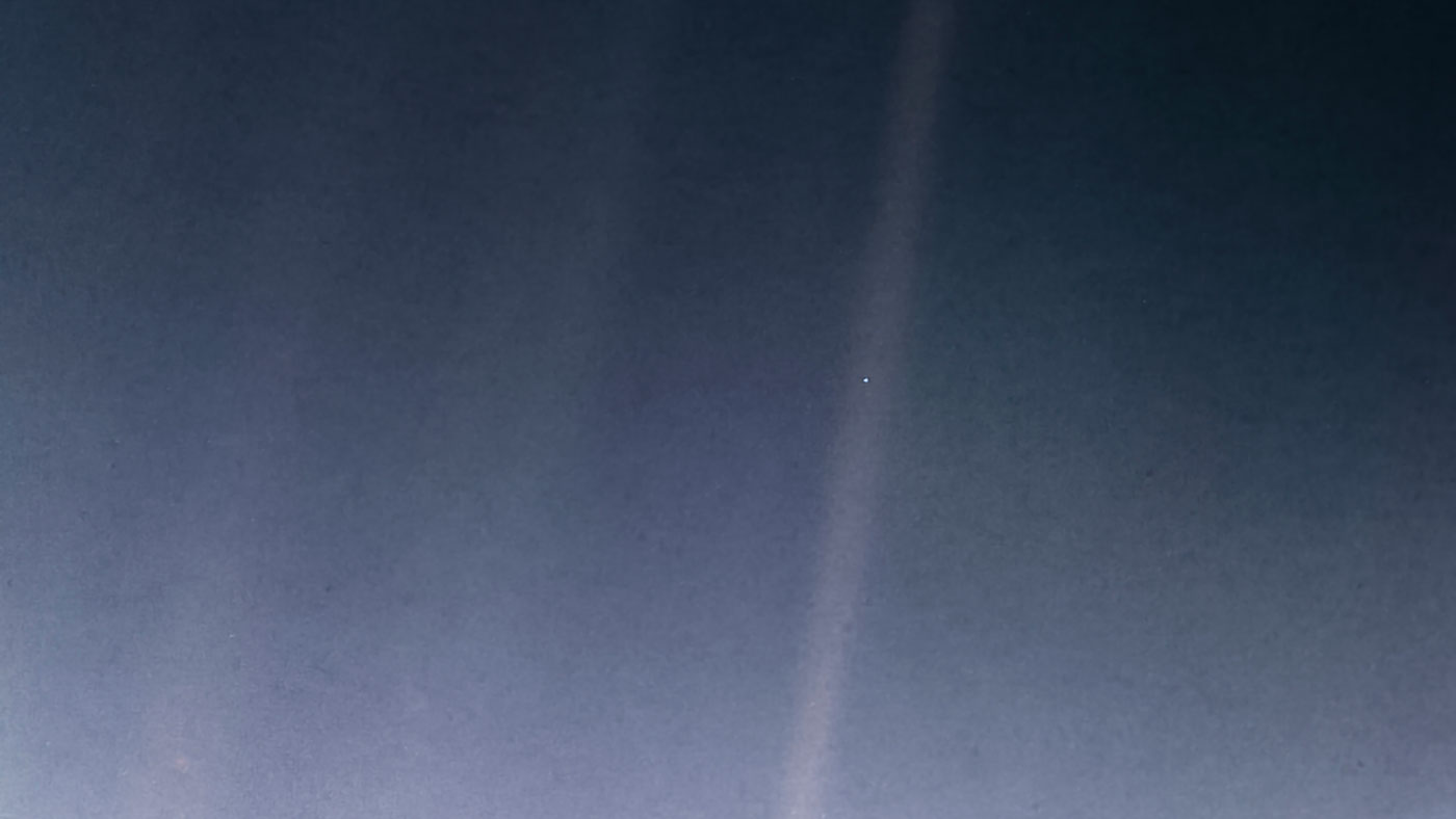 Pale blue dot