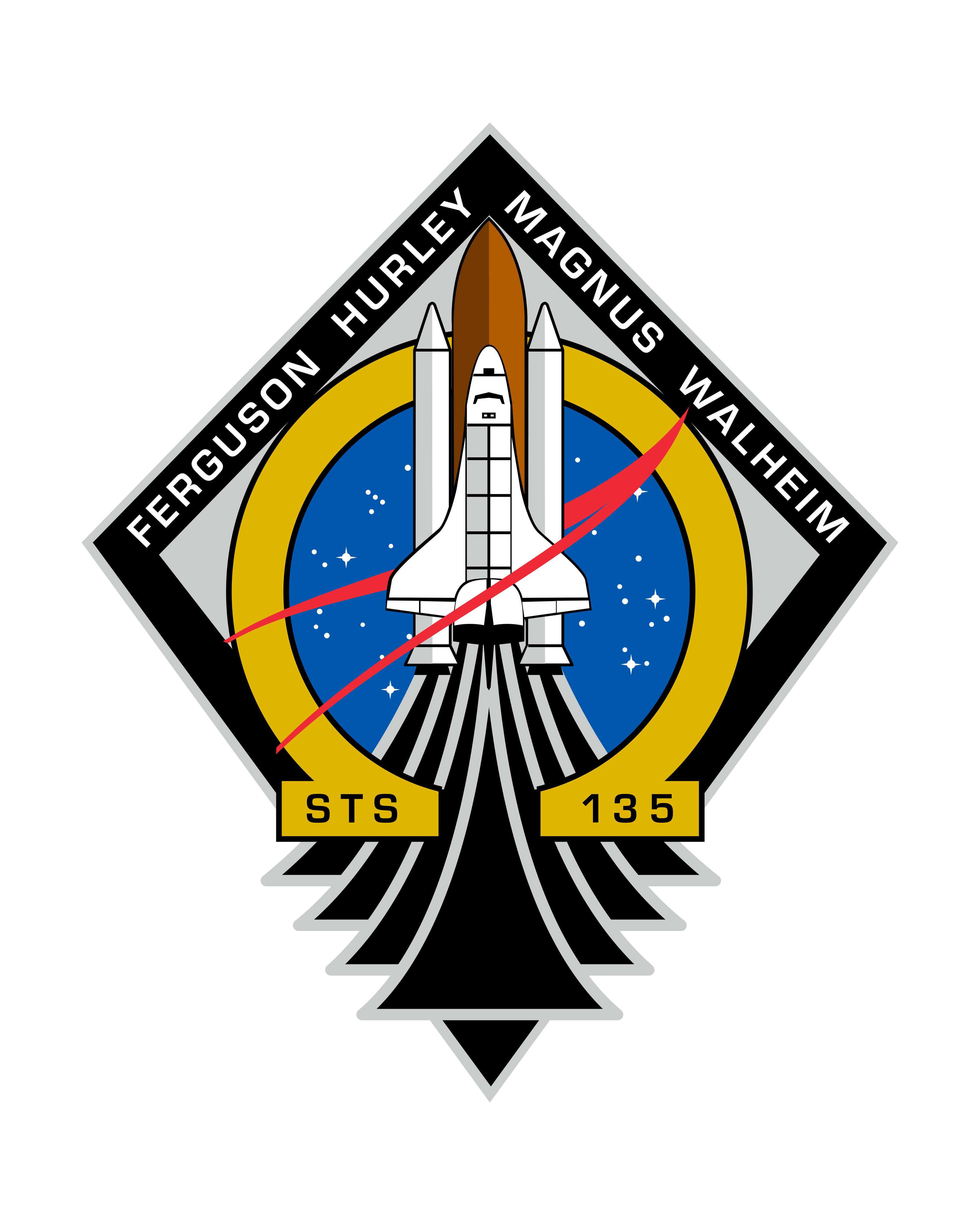 STS-135 patch