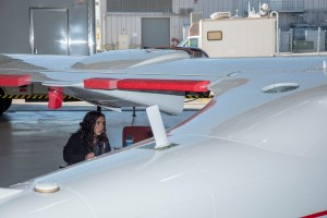 NASA engineers put the X-57 through its initial telemetry tests at AFRC.