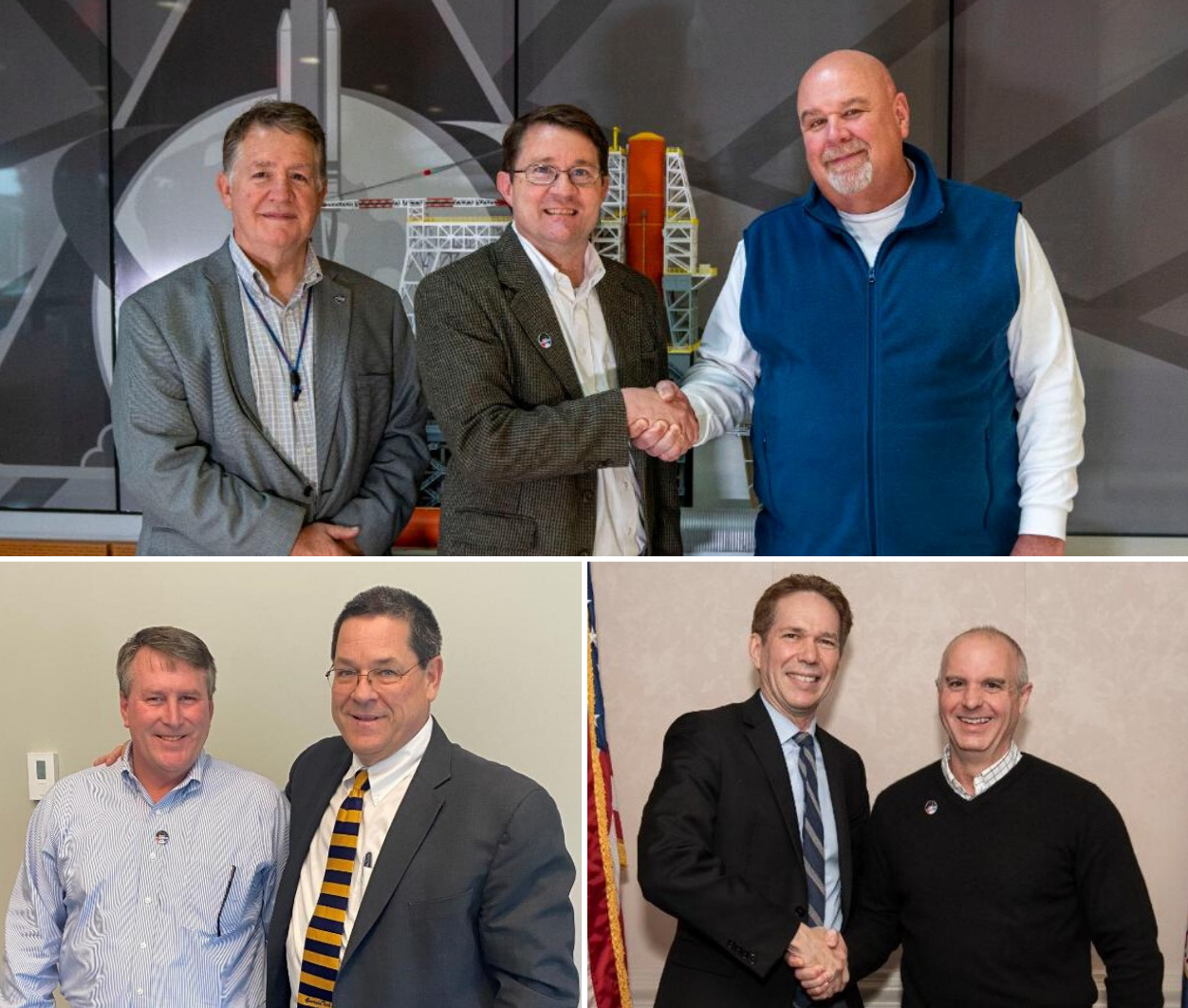 Three team members from NASA’s Marshall Space Flight Center are honored as HEO HErOs – a recognition from Douglas Loverro.