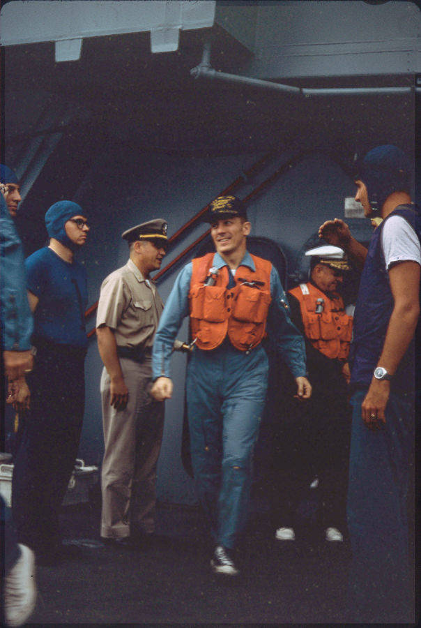 apollo_13_swigert_prepares_to_leave_iwo_jima_robert_gillette_photo