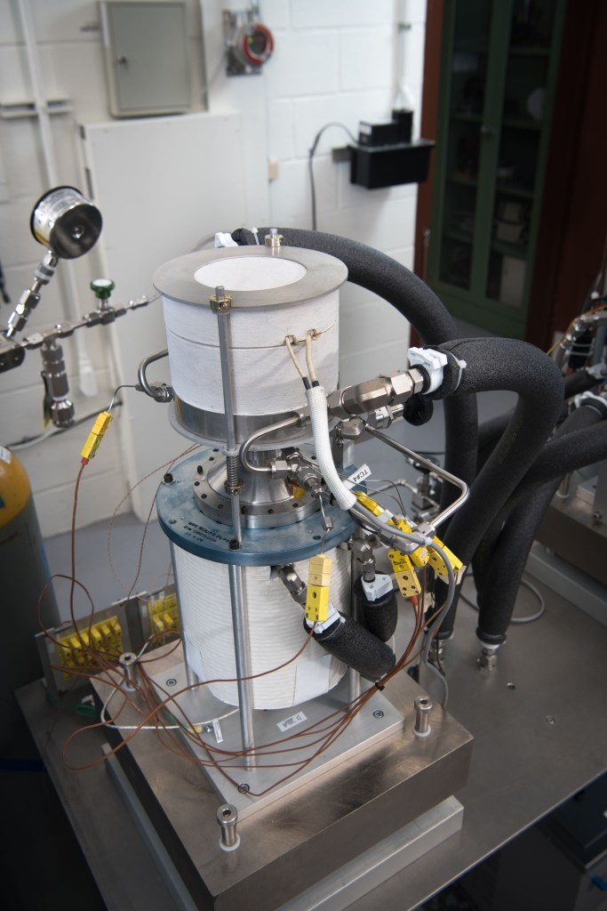 Technology demonstration space power convertor in a lab.