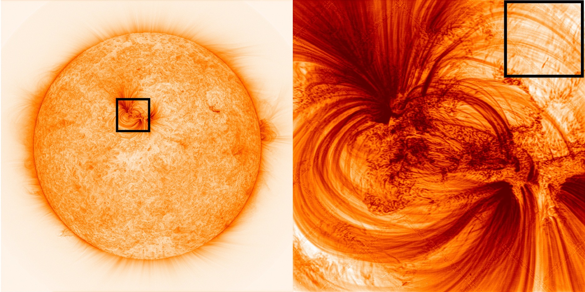 Images of the Sun's corona captured by the Hi-C sounding rocket
