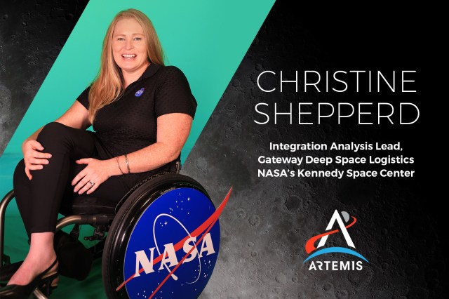 A photograph of Kennedy Space Center's Christine Shepperd.