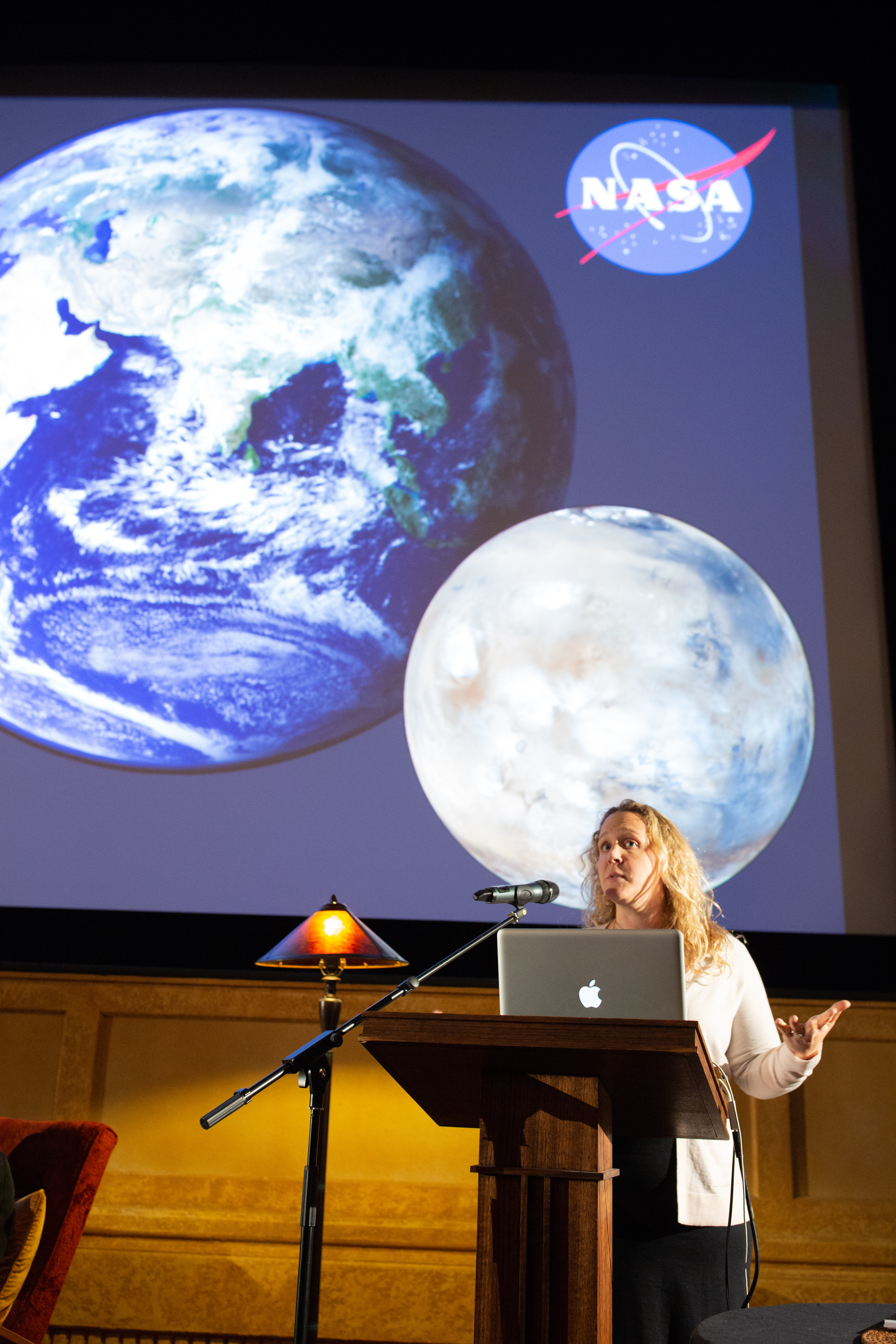 Lindsay Hays is an astrobiologist at NASA who is interested in the idea of looking for fatty acids called lipids beyond Earth. 