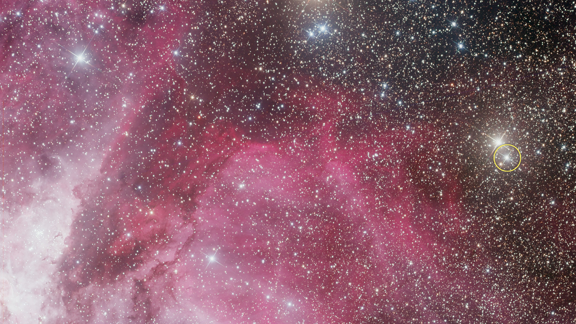 Carina Nebula and Nova 