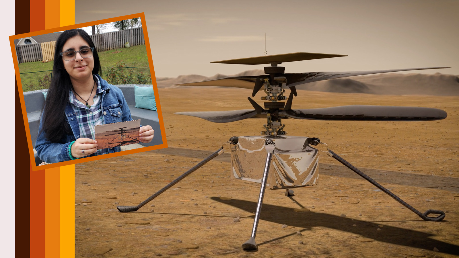 Vaneeza Rupani and Mars helicopter