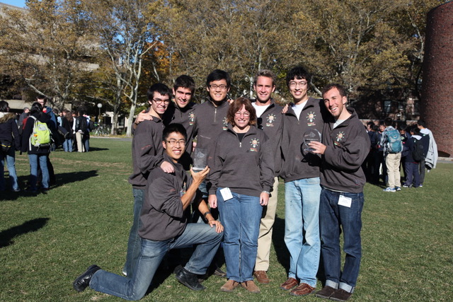 group photo in a park