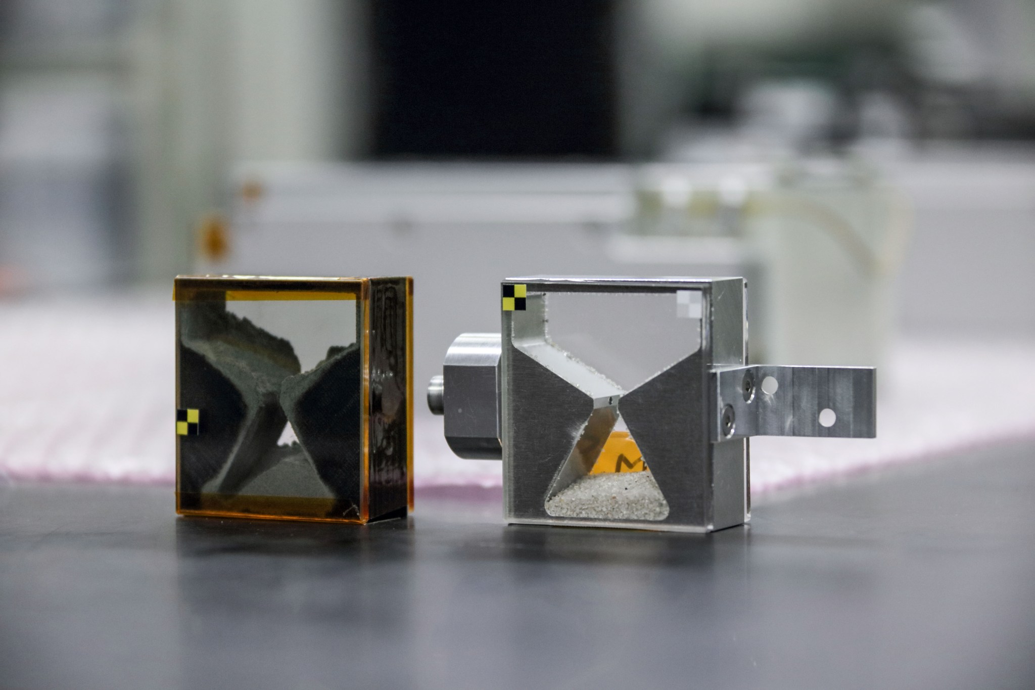 hourglass-like structures in space