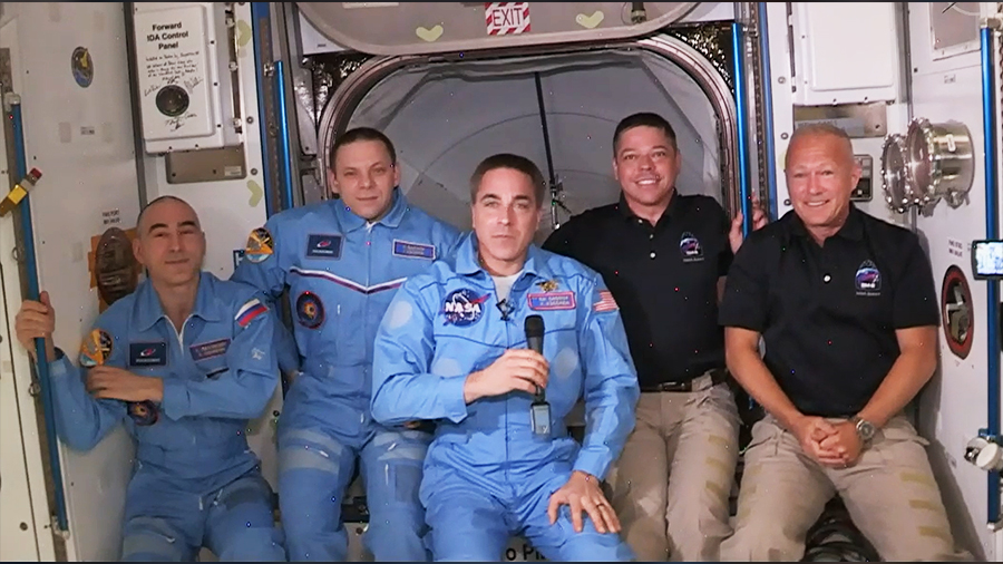 The Expedition 63 crew has expanded to five members
