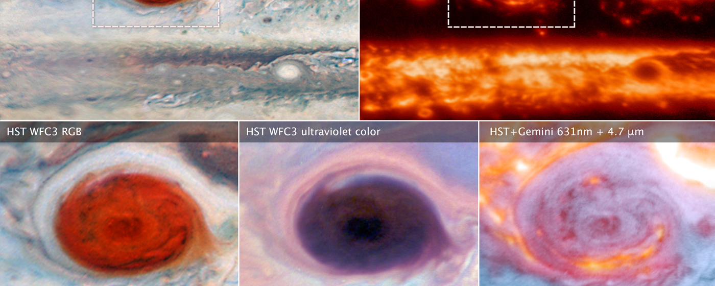 Images of Jupiters atmosphere