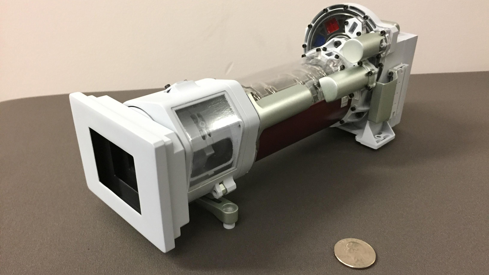 3-D printed model of Mastcam-Z