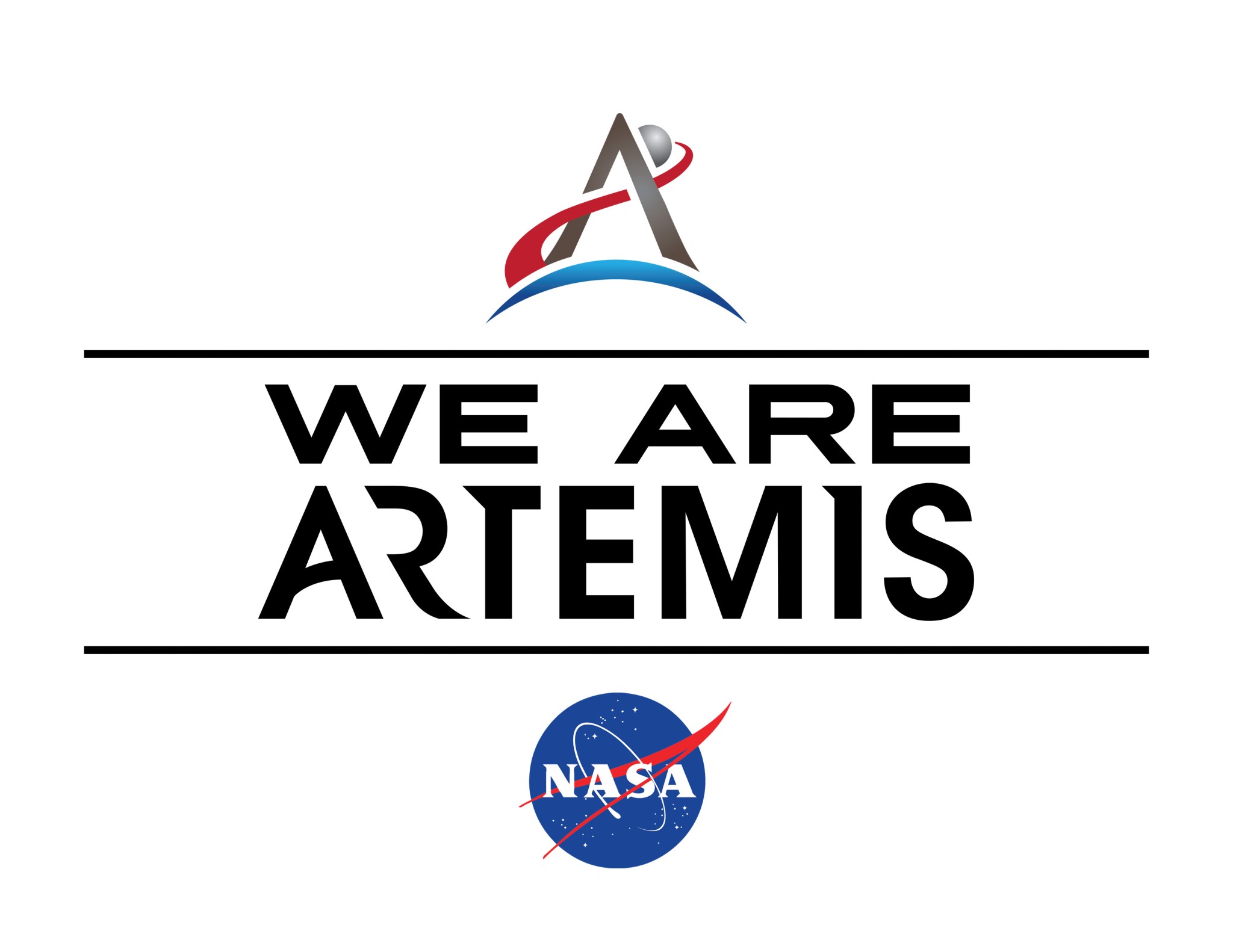 We Are Artemis graphic.