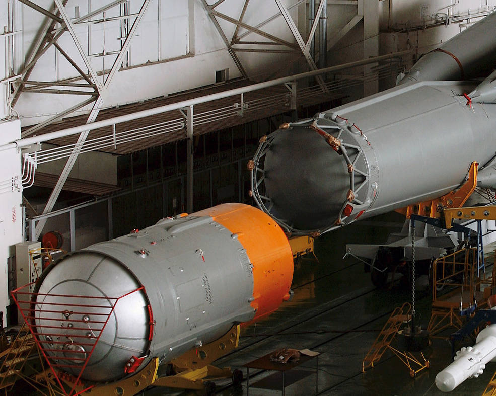 astp_l-1_month_soyuz_booster_during_assembly