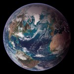 vibrant image of Earth from space