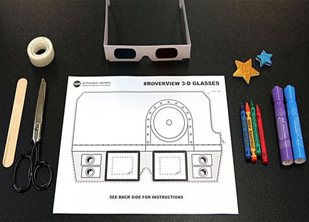 Materials to make 3D glasses