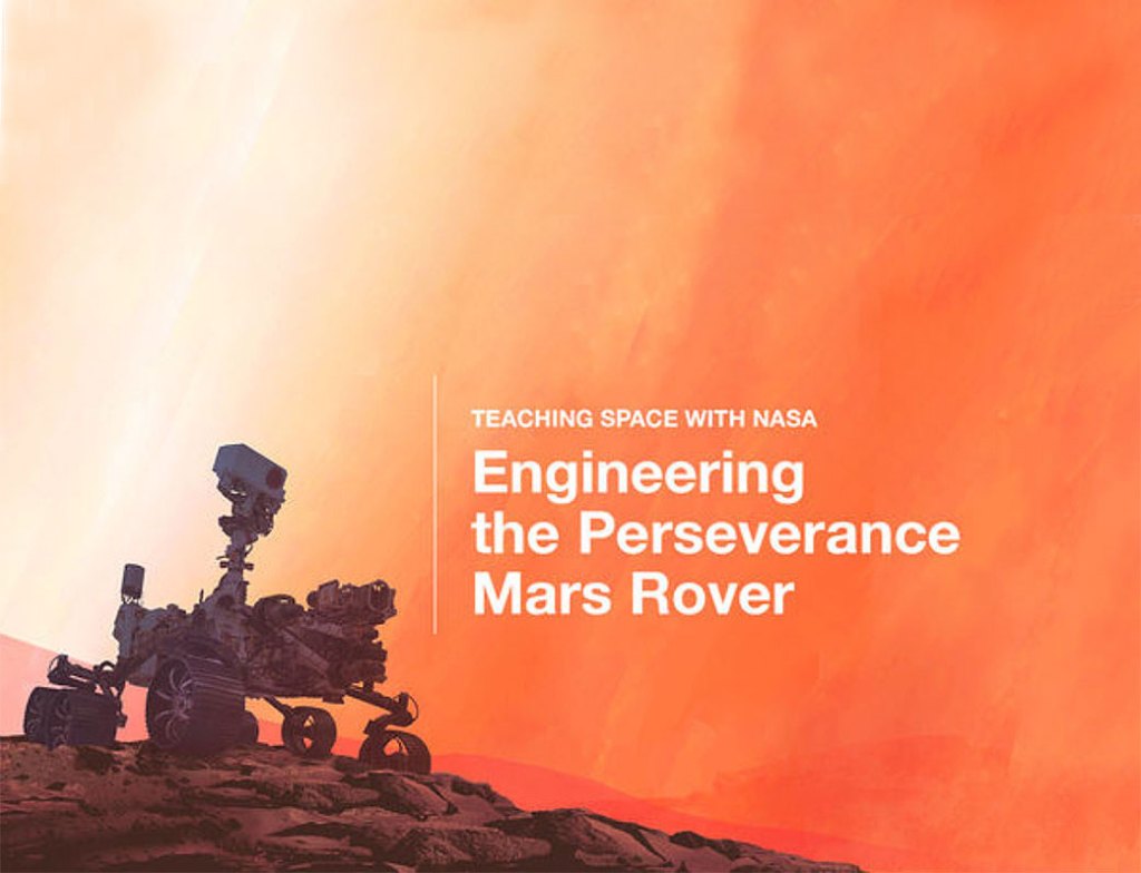 A rover on Mars