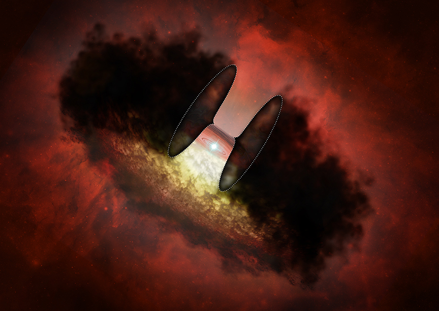 Illustration of a Protostar.