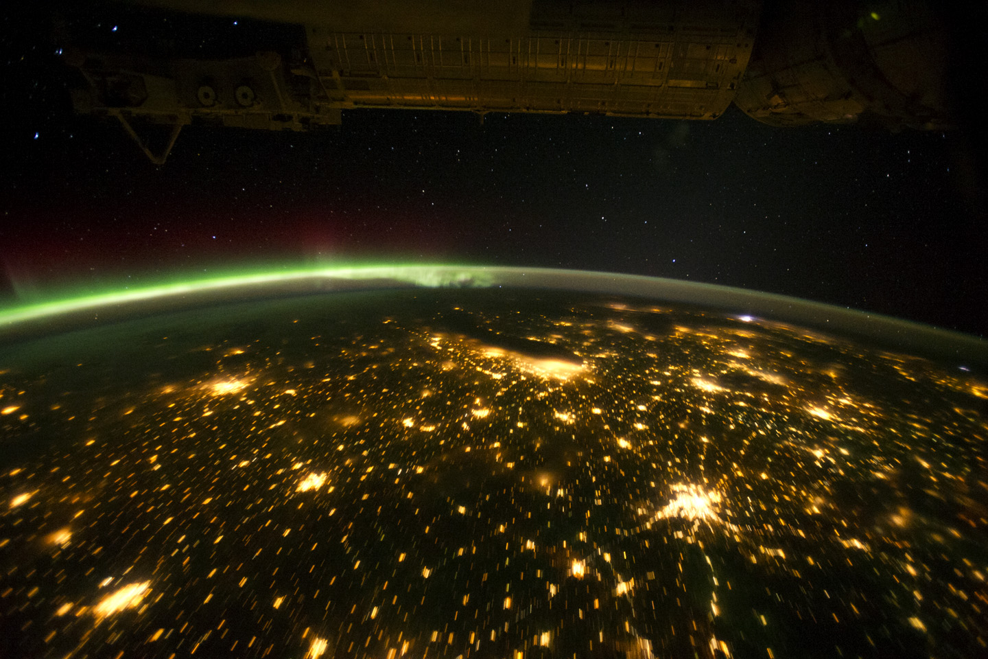 The Midwestern United States as seen from the International Space Station 