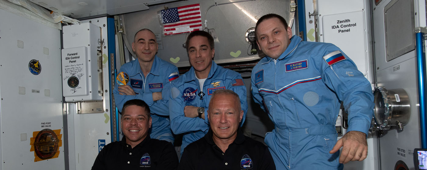 Astronauts on ISS for #ICYMI June 19, 2020