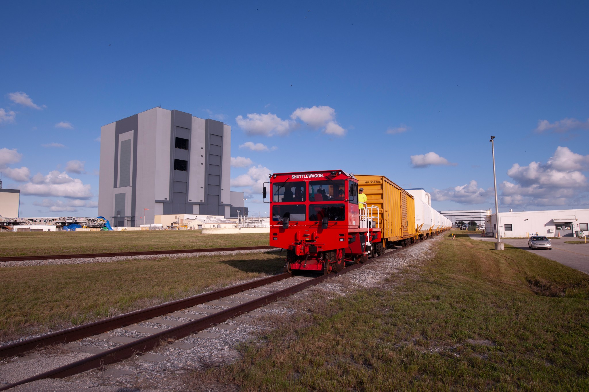 Twin rocket boosters for NASA’s Space Launch System (SLS) have arrived at the agency’s Kennedy Space Center in Florida