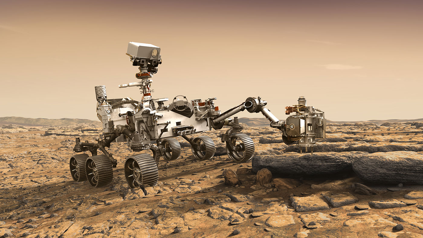 Artist's rendition depicts NASA's Mars 2020 rover