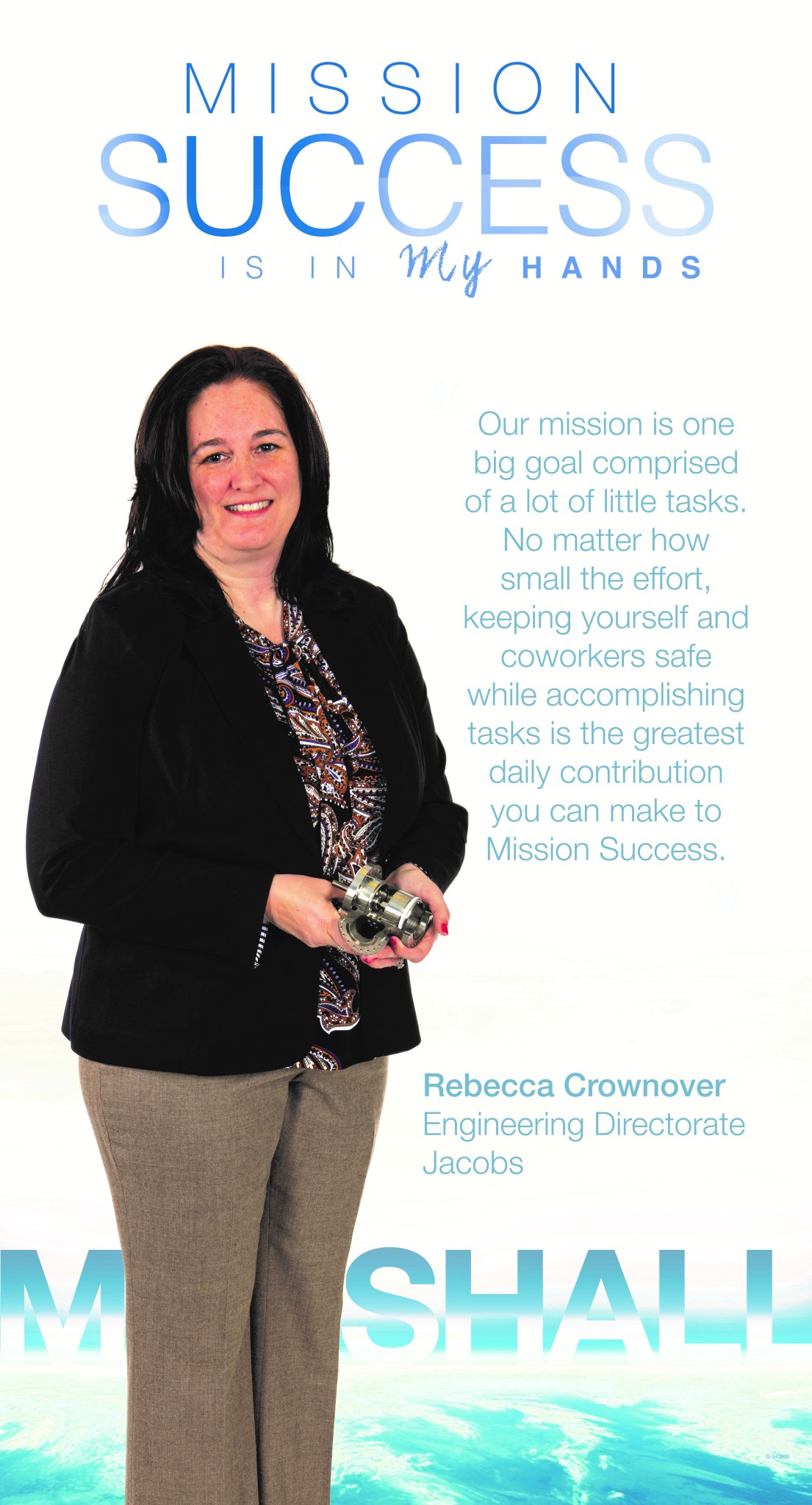 Rebecca Crownover, Marshall’s Component Development Area team lead. 