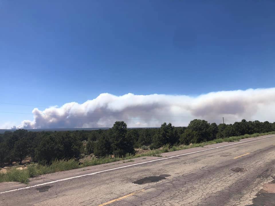 Wood Springs 2 fire in Arizona