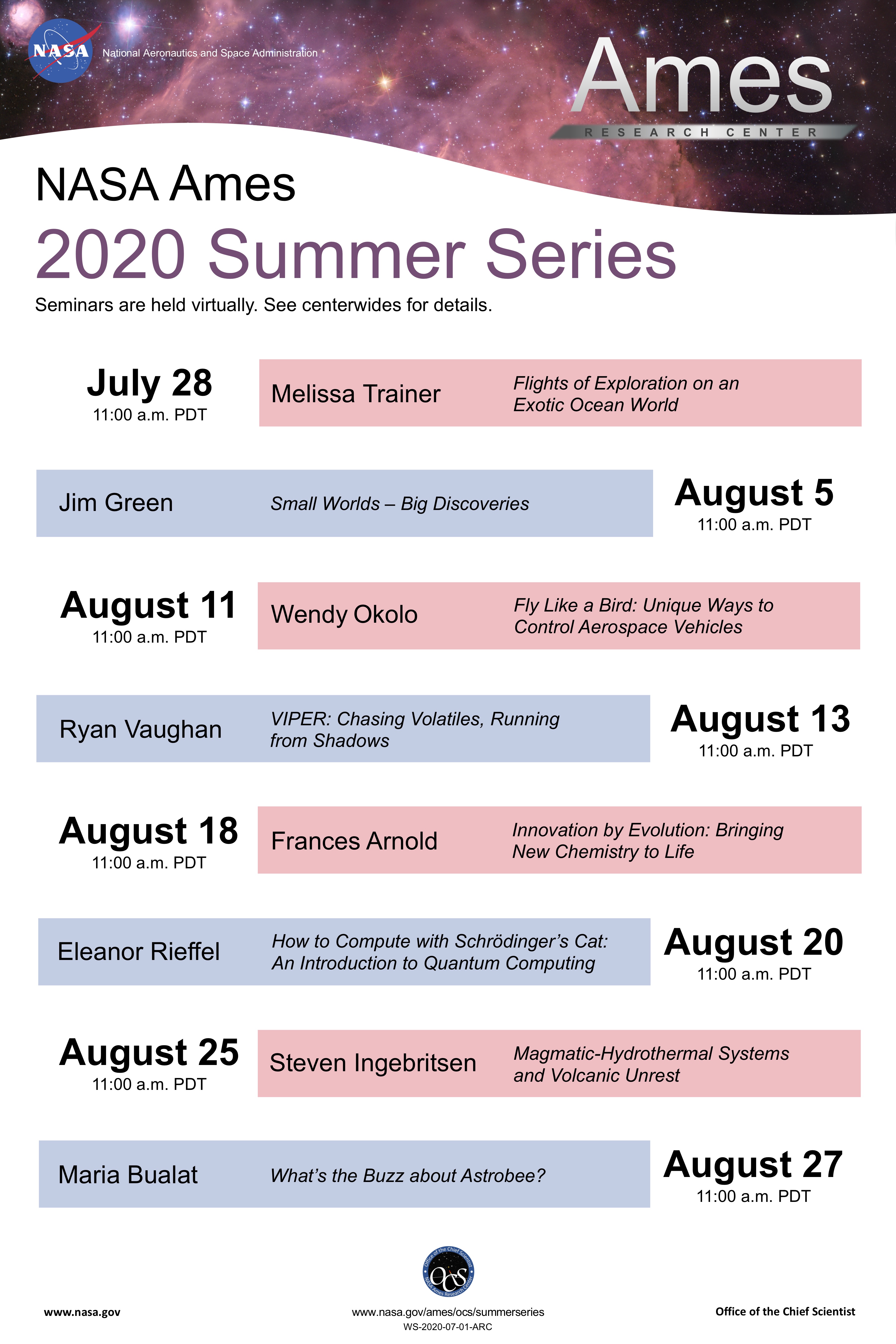 2020 Summer Series Poster