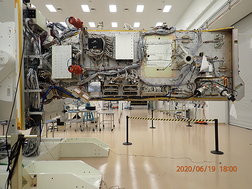 Electronics module on JPSS-2 spacecraft