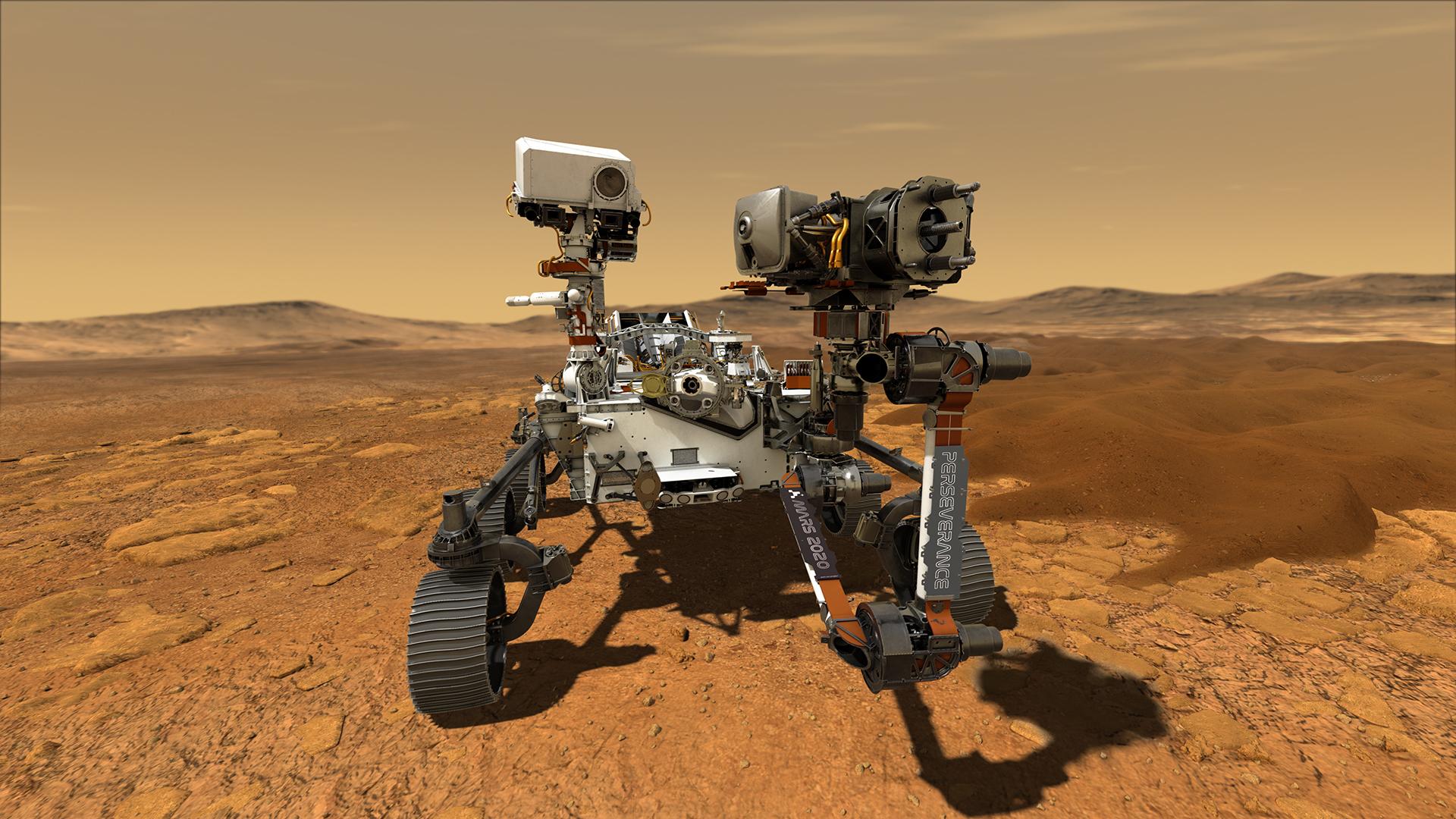 Artist's concept of Mar Perseverance Rover