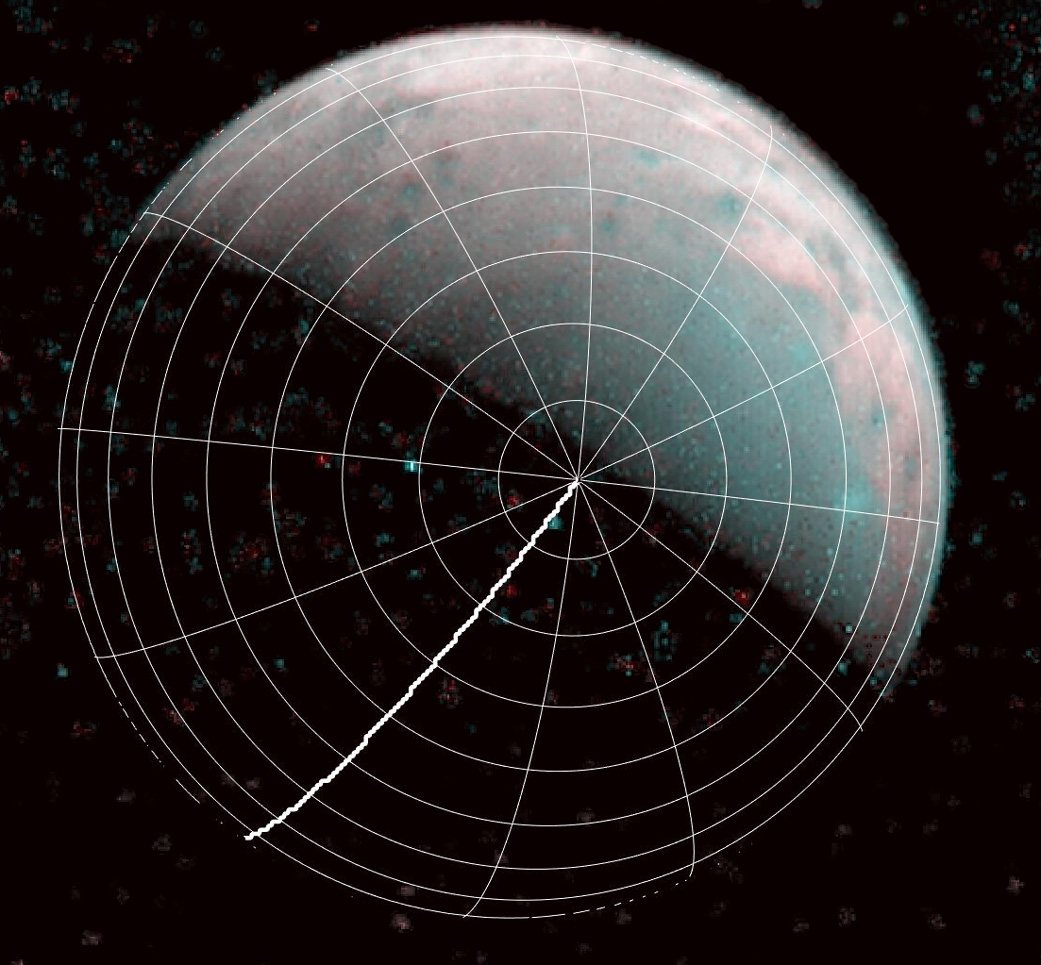 North pole of Ganymede