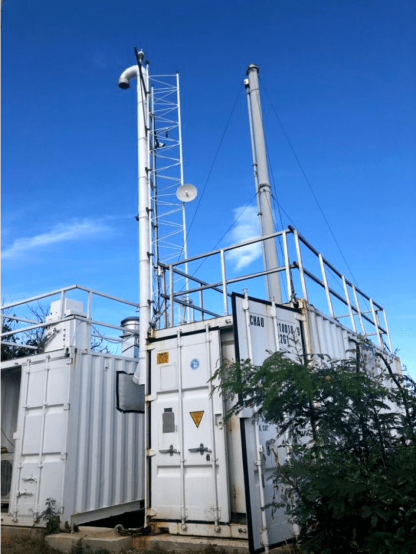 Photo of air quality observator in San Juan, Puerto Rico