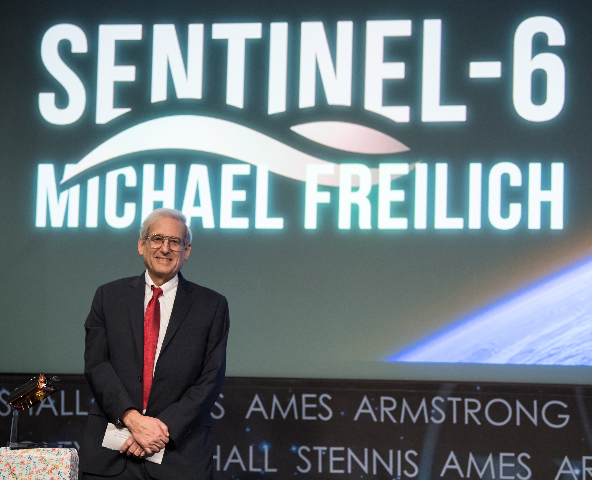 Jan. 28, 2020, at NASA Headquarters in Washington, NASA and its European partners renamed the Sentinel-6A/Jason-CS satellite
