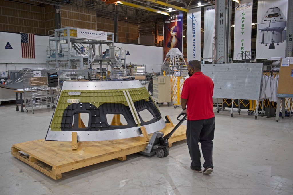 
			First Piece of Artemis III Orion Delivered to NASA - NASA			