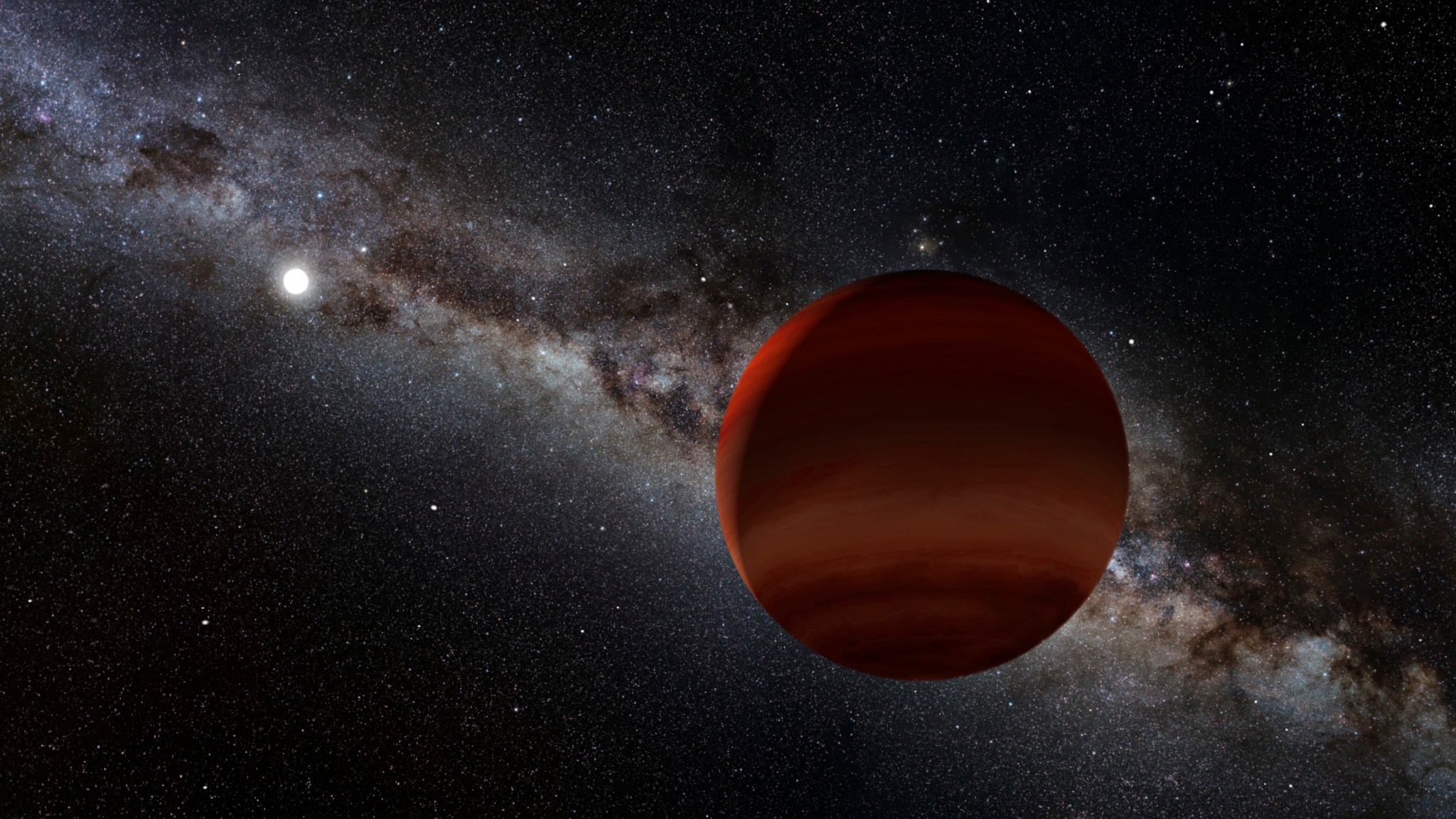 the white dwarf and a brown dwarf companion