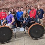 The Human Exploration Rover Challenge team from Escambia High School in Pensacola, Florida, won the high school division.