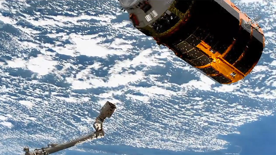 Japan's HTV-9 resupply ship is on its own after being released from the Canadarm2 robotic arm completing a three-month cargo mission at the station.