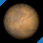 A photo of the planet Mars