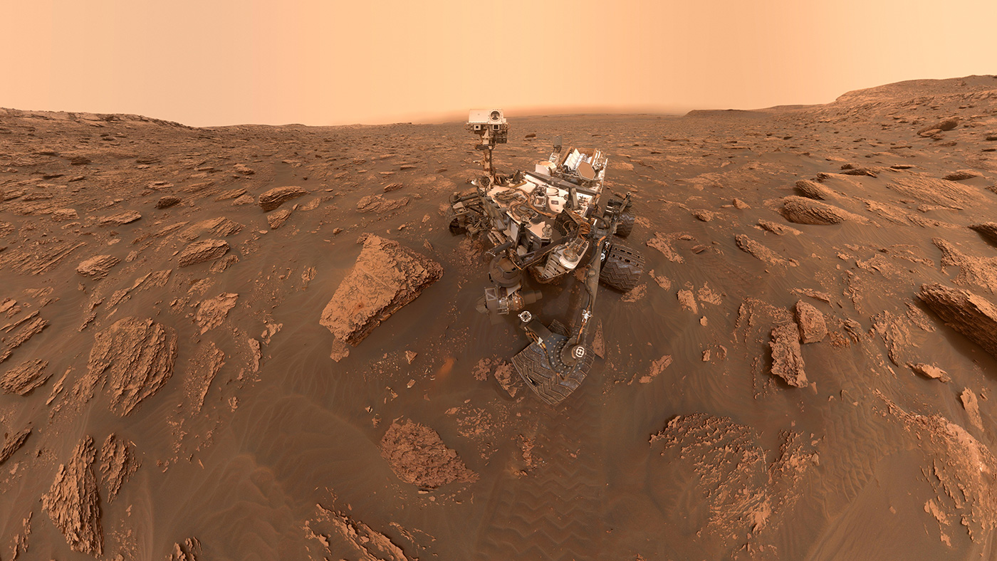 A self-portrait of NASA's Curiosity rover
