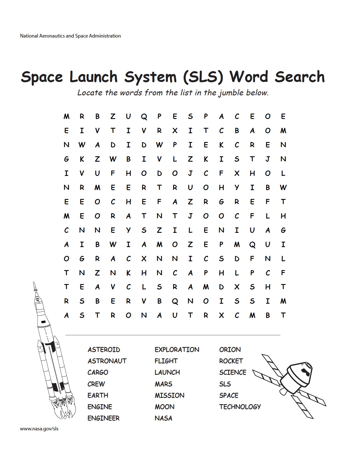SLS Word Search Activity 